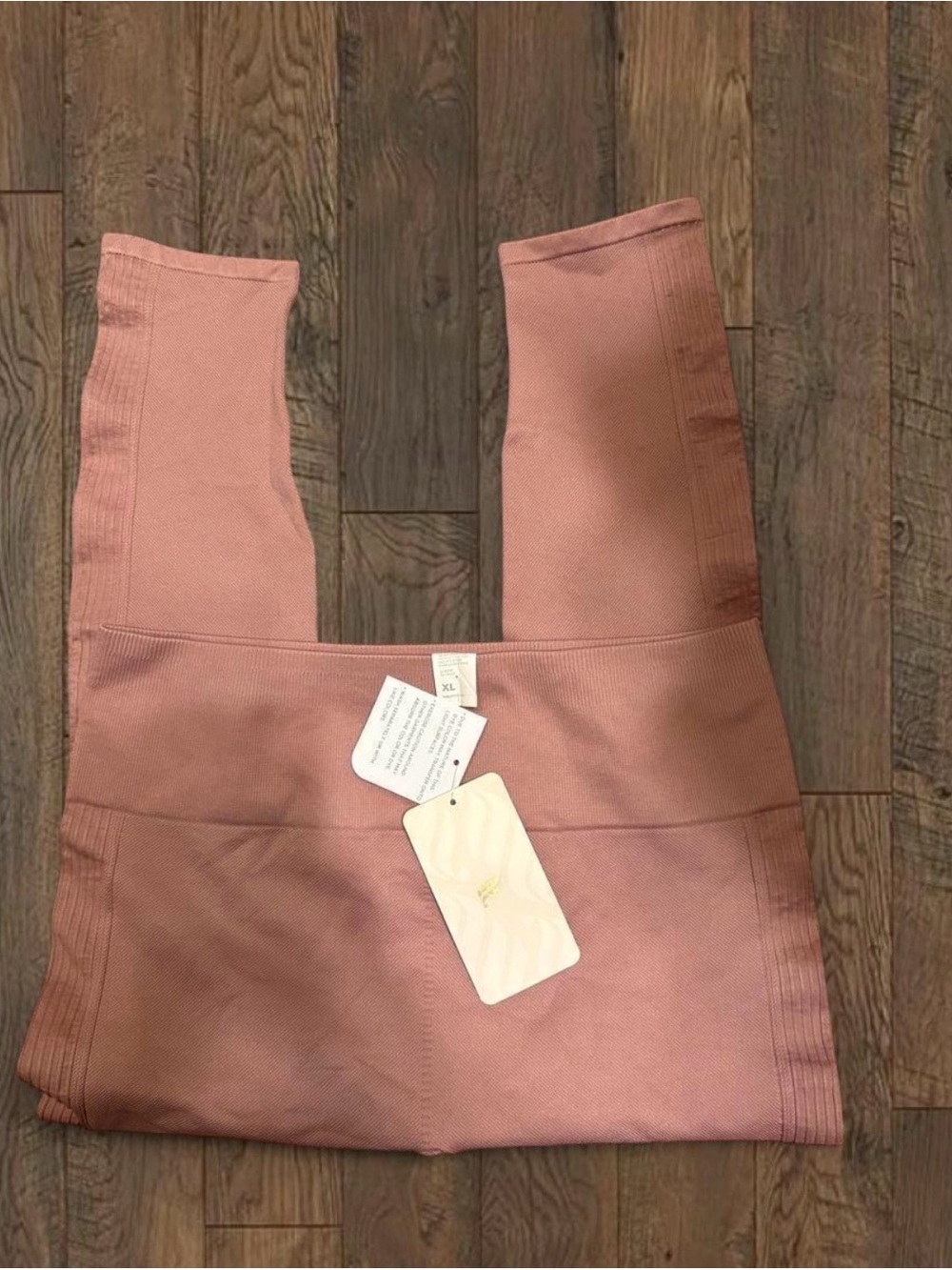 Fabletics Seamless High-Waist Dusty Rose Leggings